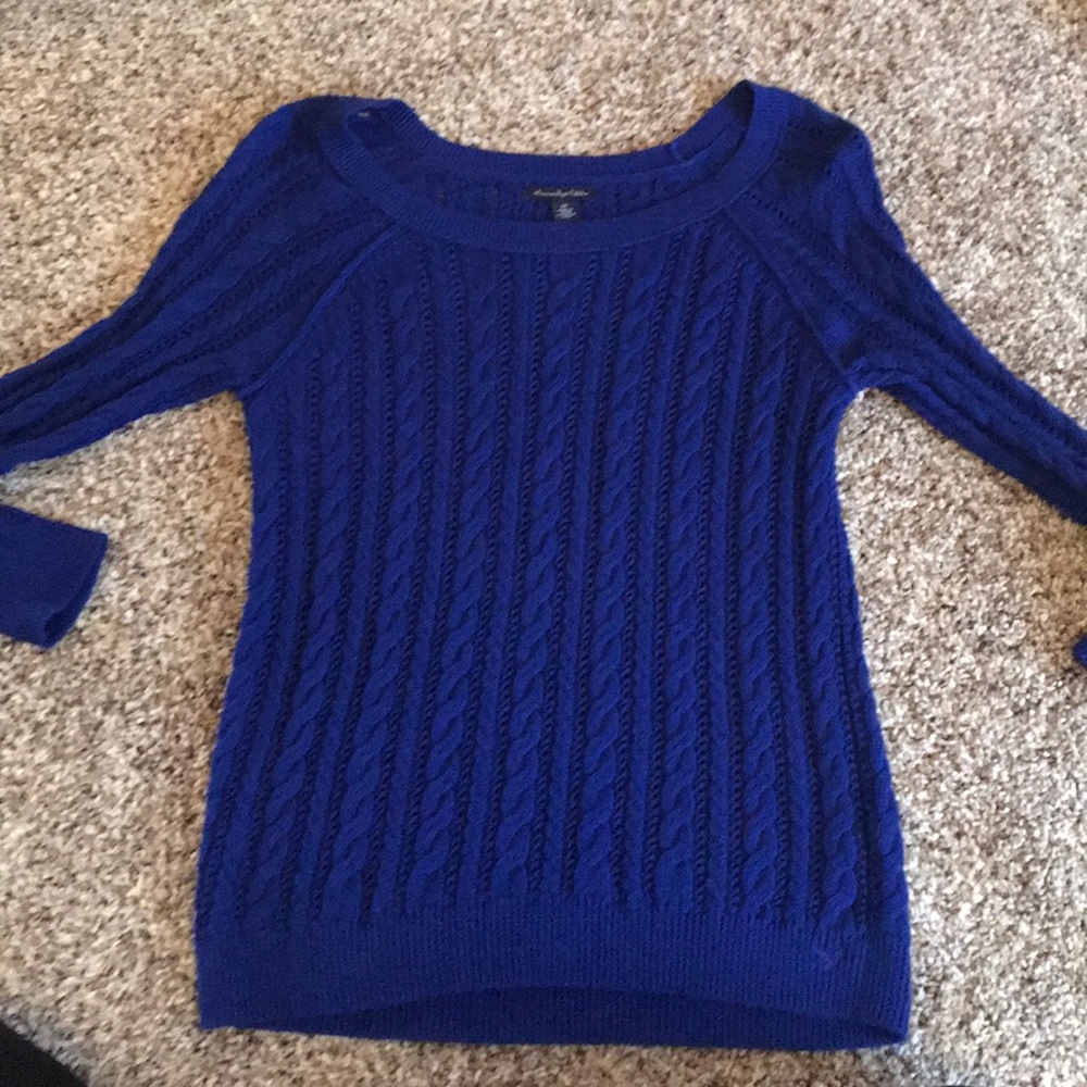 American Eagle blue sweater